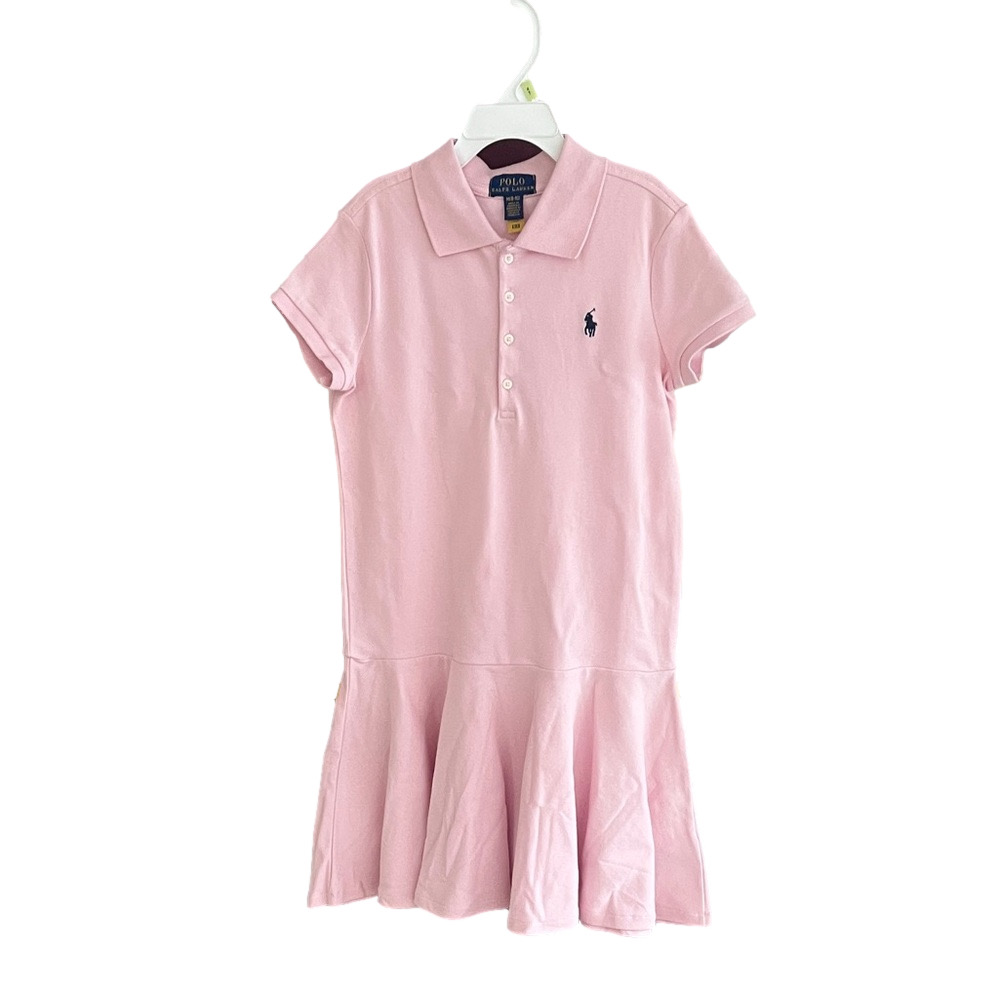 NWOT Polo Ralph Lauren Light Pink Drop Waist Dress